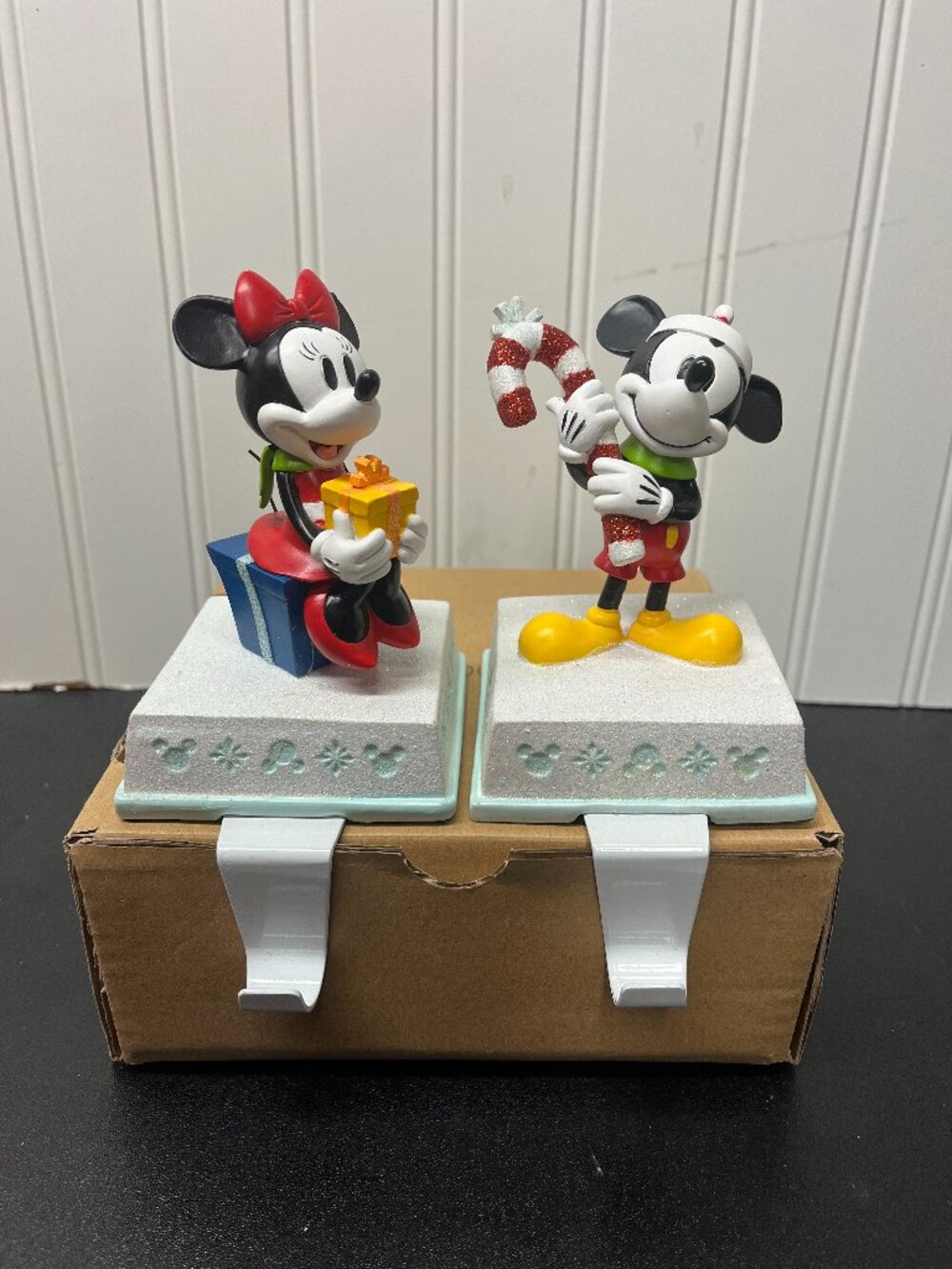 Mickey and Minnie Stocking holders